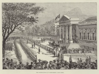 Die Vertagung des Parlaments, Kapstadt